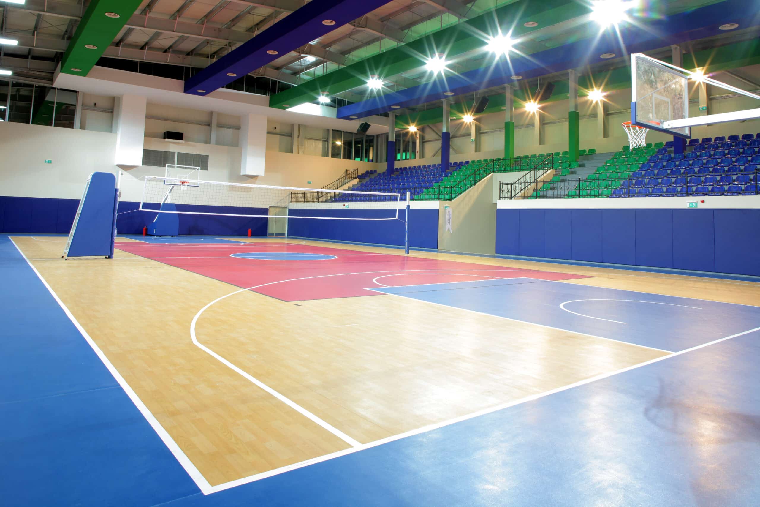 Ultima Stadium พื้นสนามกีฬา ในร่ม พื้นสนามแบดมินตัน บาสเก็ตบอล วอลเล่ย์บอล บัลเล่ต์